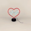 Neon tube heart-shaped pattern electrocardiogram line outdoor decorative lamp Application Scenario
